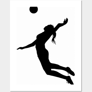 Volleyball player Posters and Art